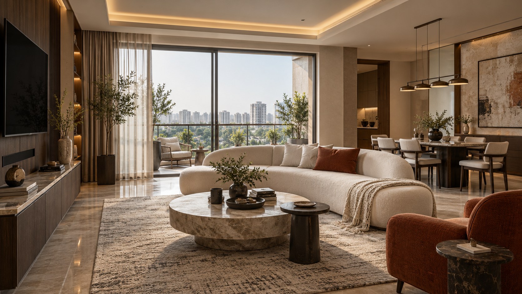 CVS Developer Italian Marble Living Hall