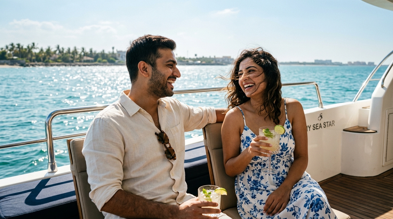 Rohan & Simran Yacht Cruise Goa