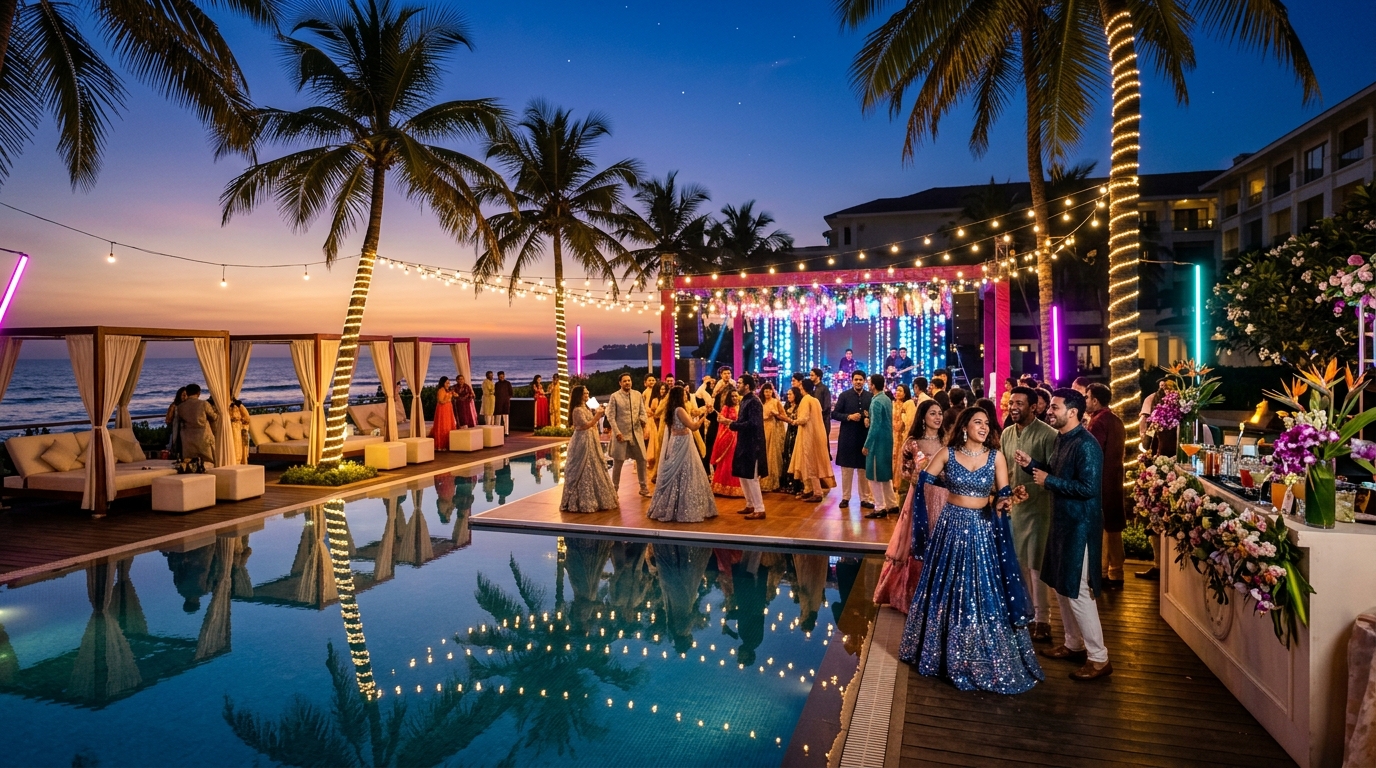 Poolside Sangeet Party Goa