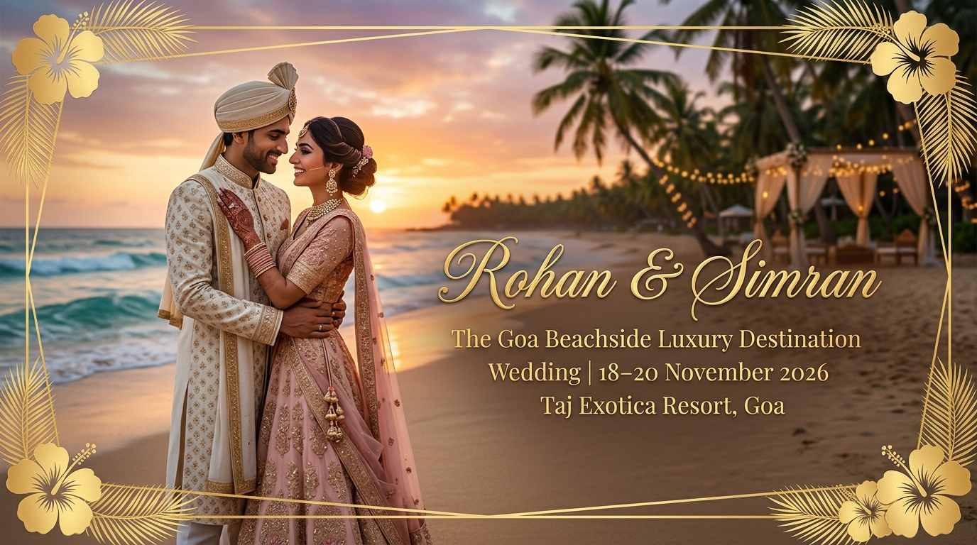 Rohan & Simran — Goa Beachside Luxury Destination Wedding